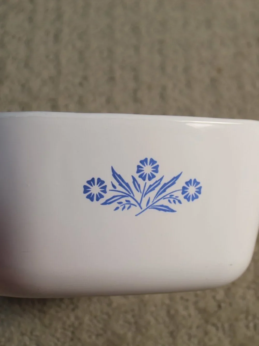 Set of 2 Vintage 60's Corningware Blue Cornflower Casserole Dishes 1.5L & 2.5Qt